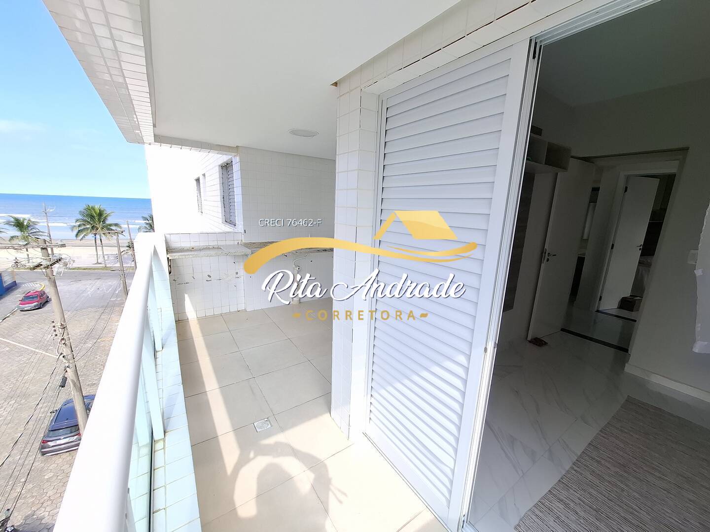Apartamento vista mar a 50m da praia - porteira fechada Confira...