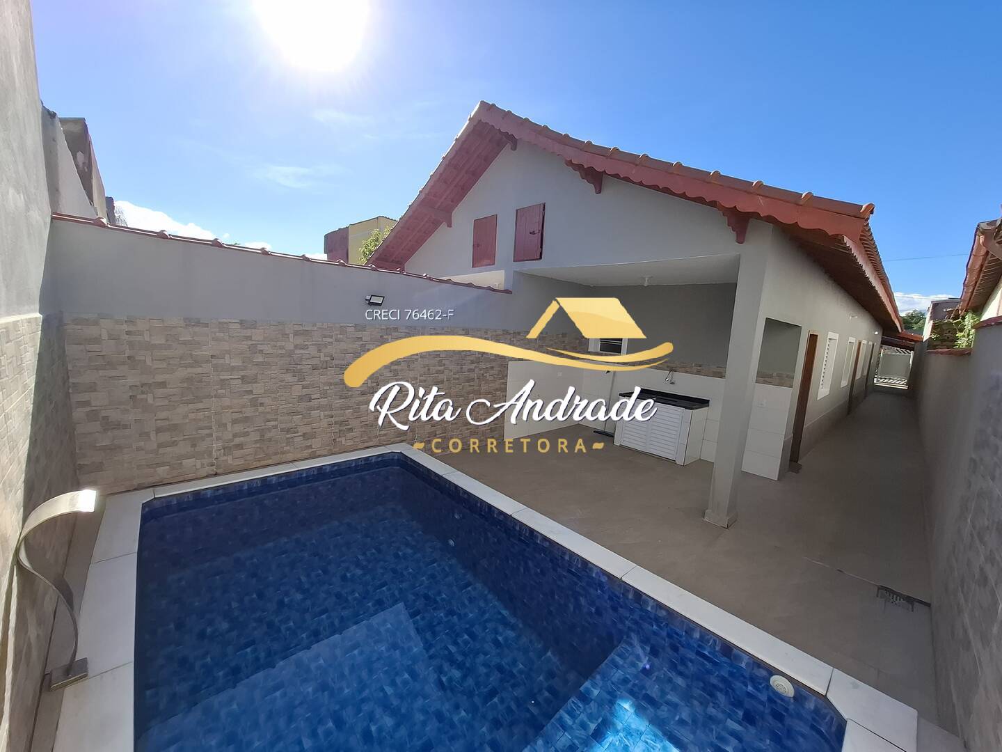 Oportunidade $ casa nova 3 dorms com piscina - garagem coberta